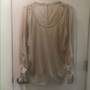 Andrea jovine Long sleeve oatmeal shirt